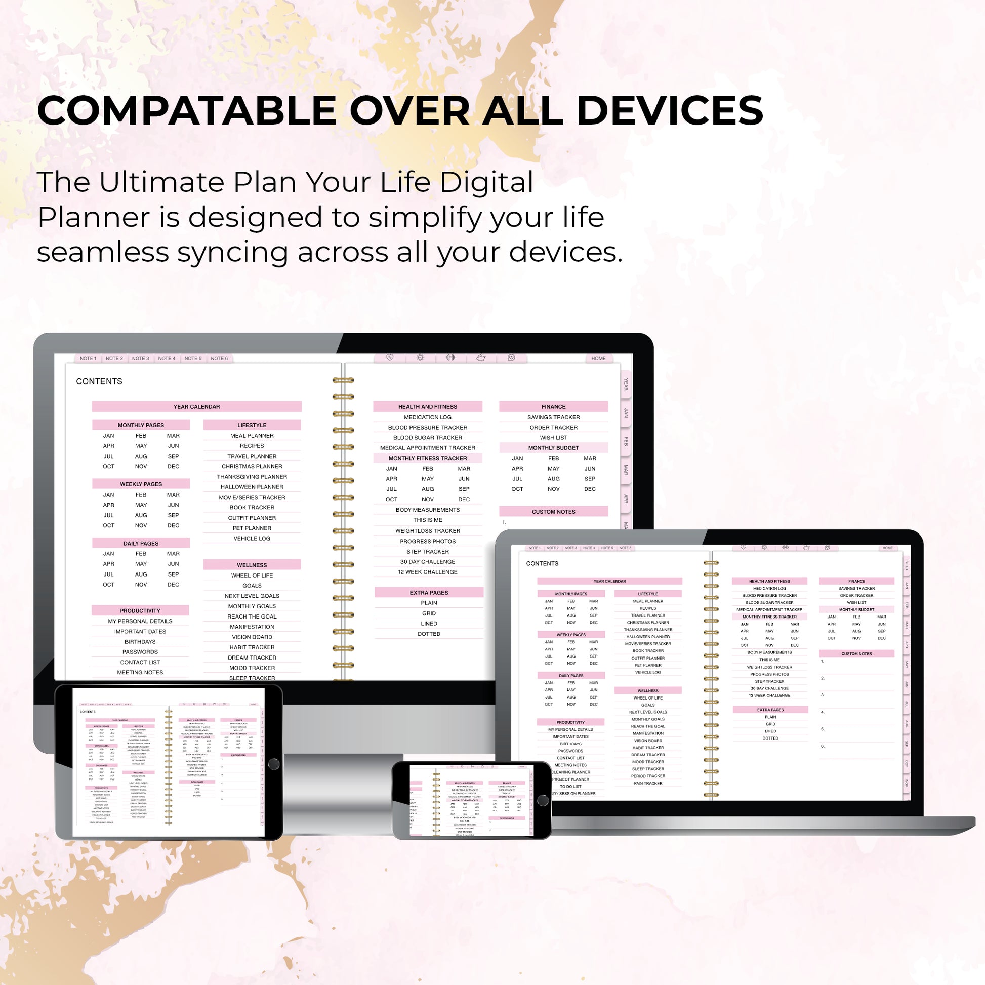 Ultimate Plan Your Life Digital Planner - Plan Your Life