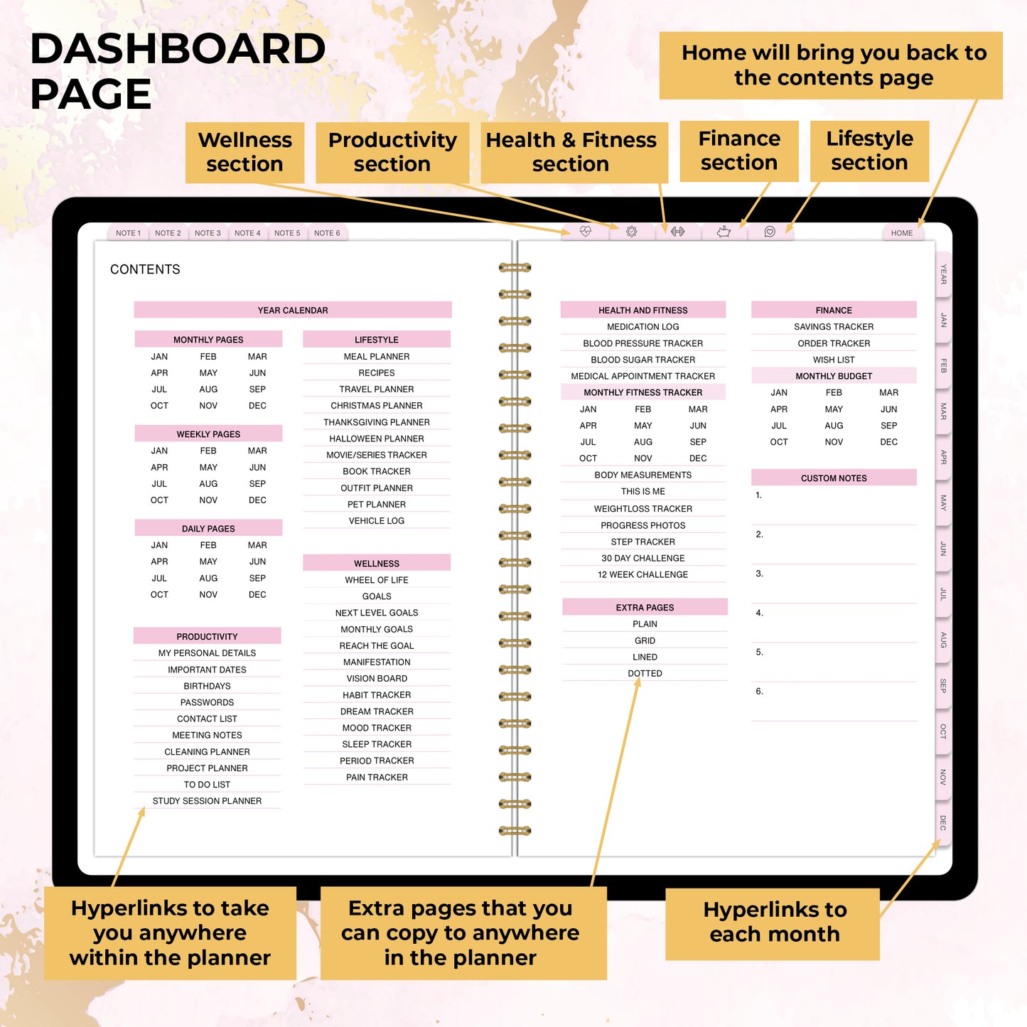 Ultimate Plan Your Life Digital Planner - Plan Your Life