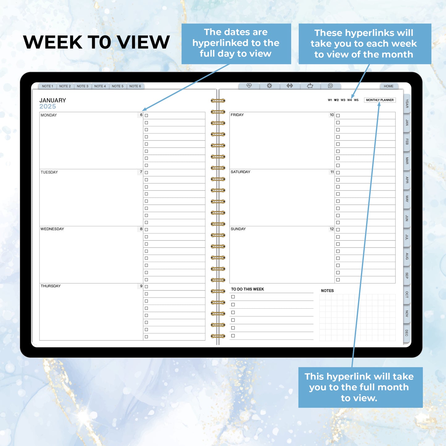 Ultimate Plan Your Life Digital Planner - Plan Your Life