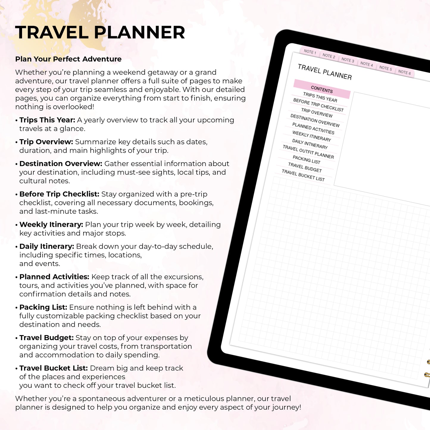 Ultimate Plan Your Life Digital Planner - Plan Your Life