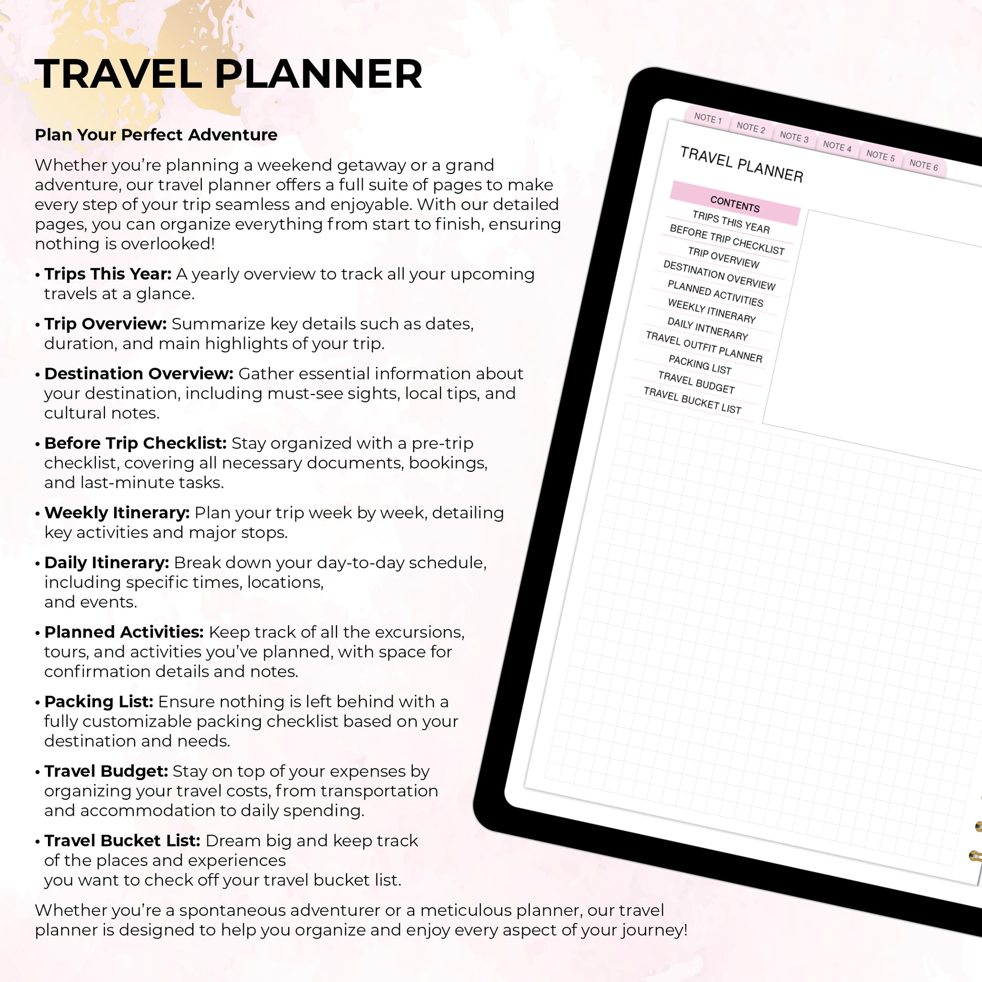 Ultimate Plan Your Life Digital Planner - Plan Your Life